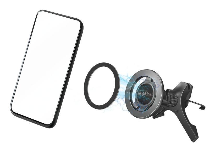 Suporte Magnético para Telemóvel LOGILINK AA0167 (Preto) — miniatura 5