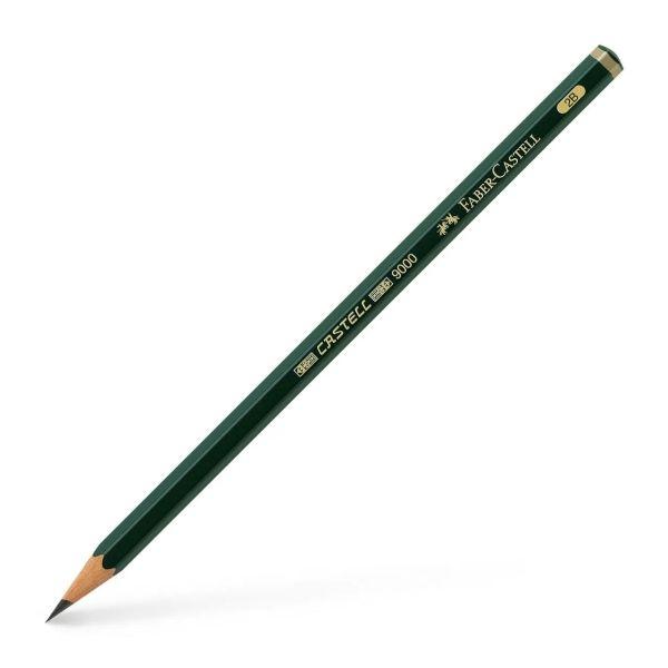 Lápis de Grafite FABER-CASTELL Castell 9000 (Grafite - Mina Resistente à Quebra)