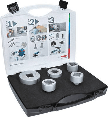Conjunto de Coroas Diamantadas BOSCH X-LOCK Best for Ceramic Dry Speed (20–68 mm - Prateado), imagem 1