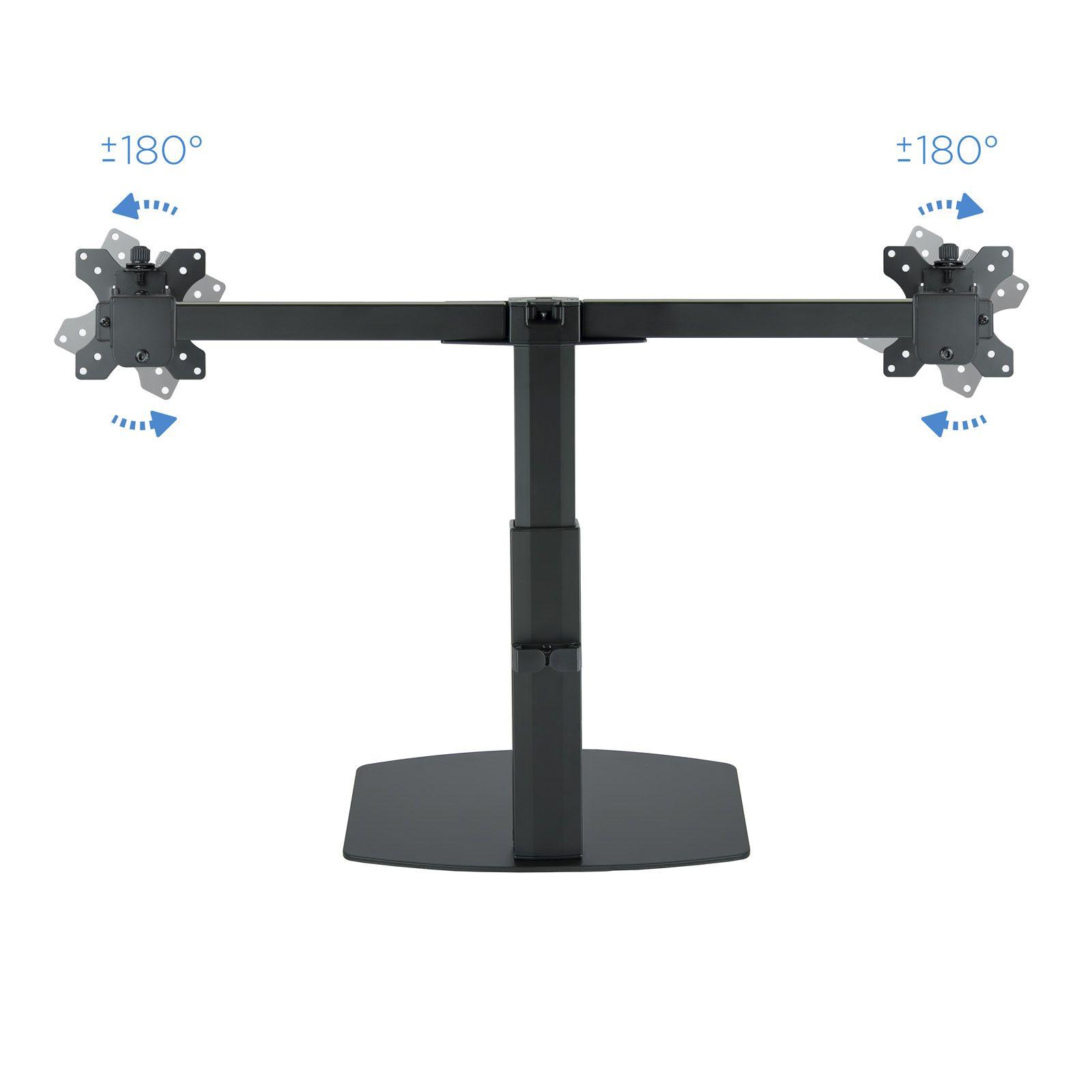 Suporte de Secretária para 2 Monitores TOOQ DB1727TN-B (17-27" - 6 kg por Braço - Preto), miniatura 6