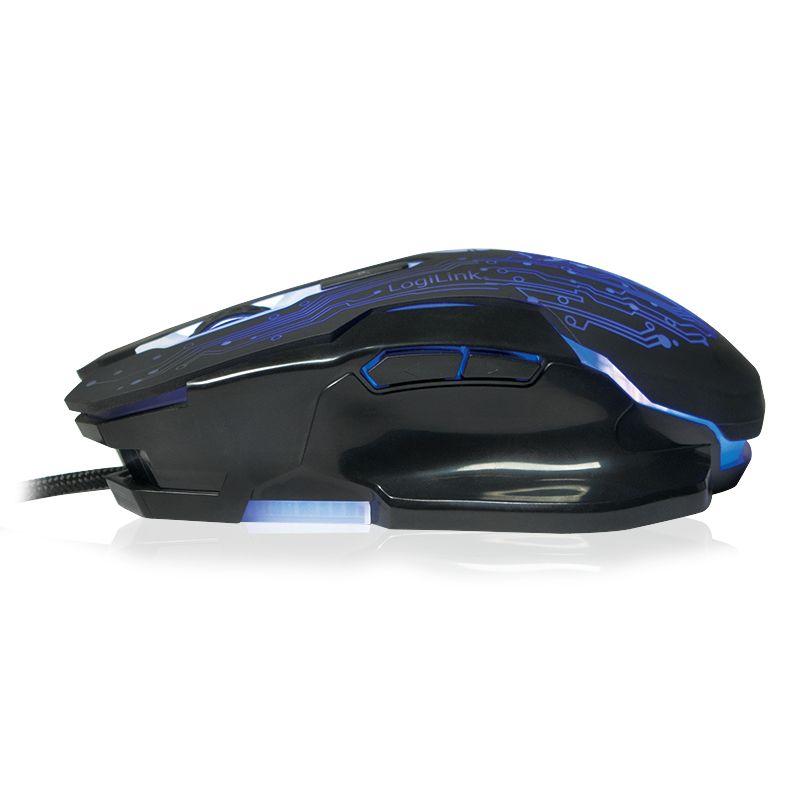 Rato LOGILINK ID0137 (Ambidestro - 2400 DPI - Ótico - Preto), miniatura 5