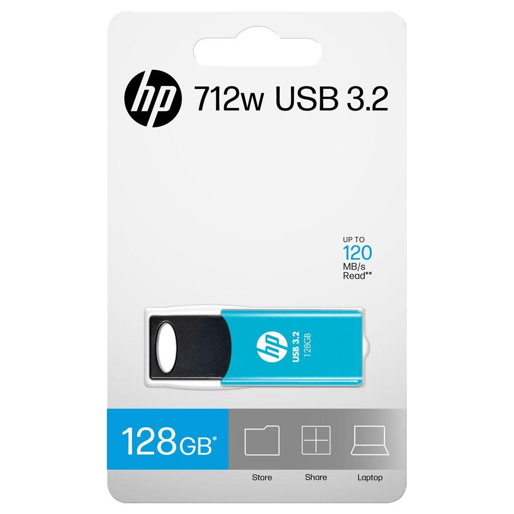 Pen USB HP 712w (Deslizante - USB Type-A - 3.2 Gen 1 - Azul) HPFD712LB-A-128, miniatura 5
