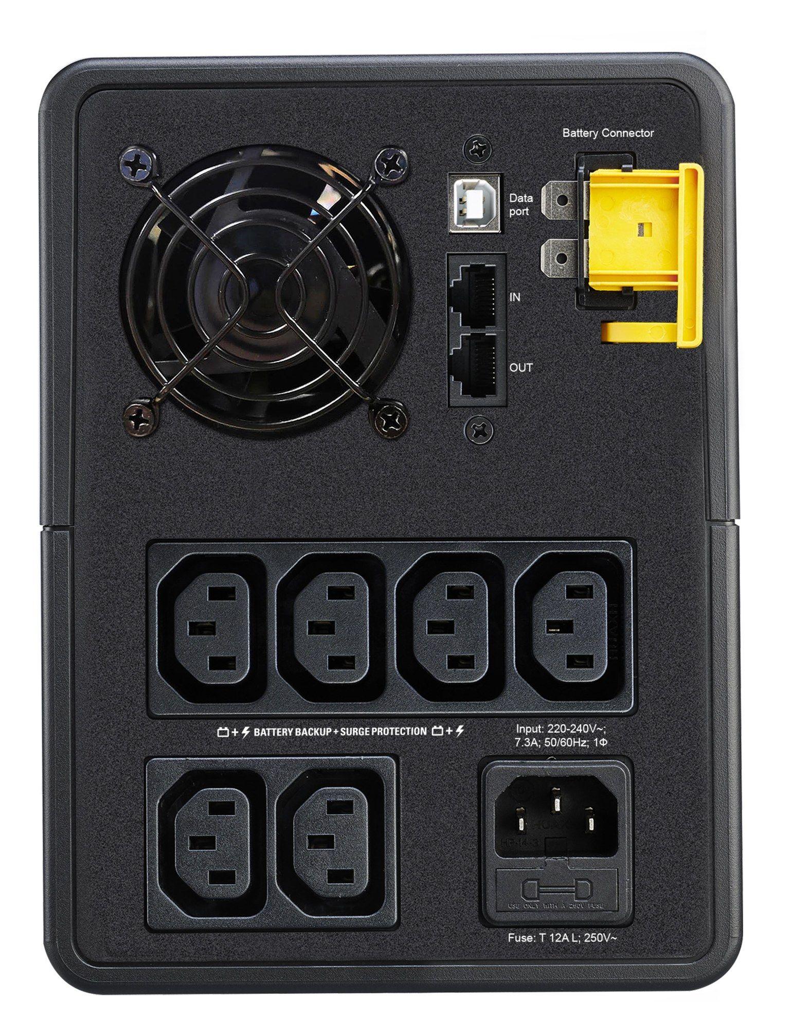UPS APC BX1600MI (1 USB 2.0 tipo B - Acoplador C13 - Preto), miniatura 2