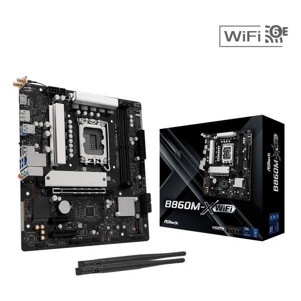 Motherboard ASROCK B860M-X GEN5 WiFi R2.0 (LGA 1851 (Socket V1) - Micro ATX - Duplo canal), miniatura 2