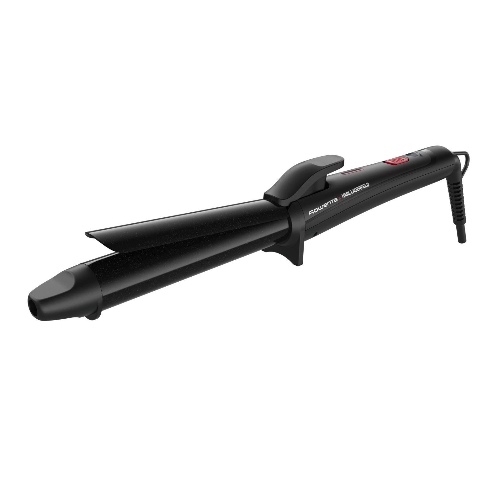 Modelador de Cabelo ROWENTA CF321L (Cerâmica e turmalina - Preto e Vermelho)