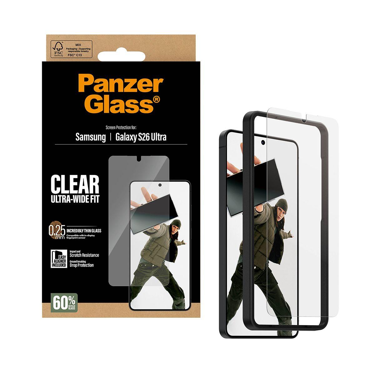 Película de Ecrã PANZERGLASS Samsung Galaxy S26 Ultra (Samsung Galaxy S26 Ultra - Samsung - Transparente) — miniatura 5