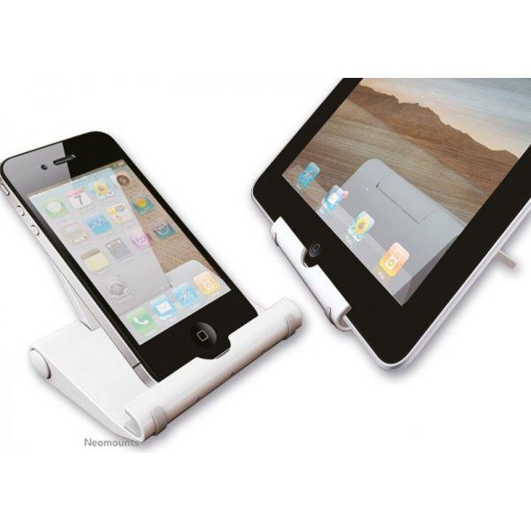 Suporte de Mesa Universal para Tablet e Telemóvel NEOMOUNTS NS-MKIT100 (Inclinação 0–65° - Branco) — miniatura 2