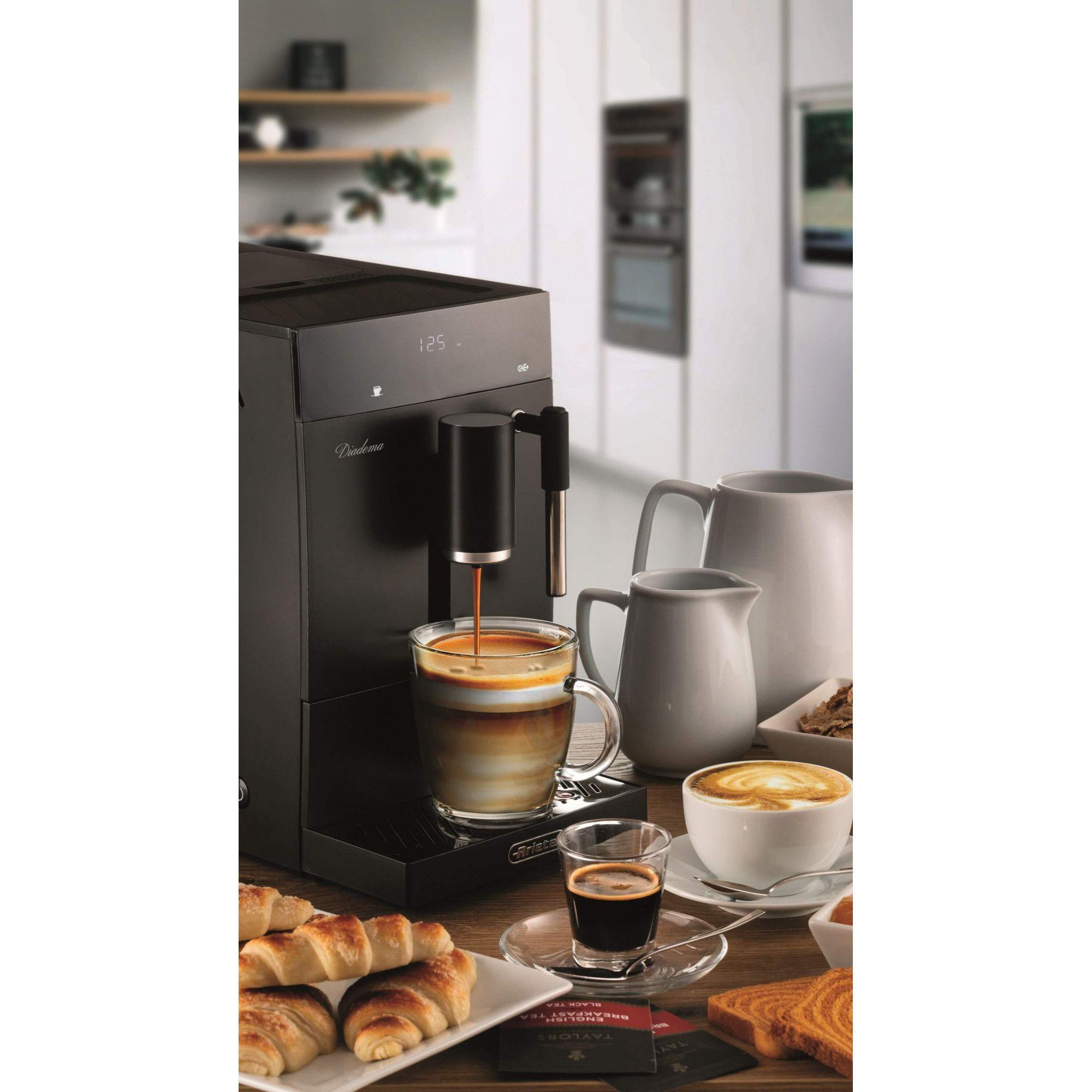Máquina de Café Expresso Automática ARIETE 1452/00 Diadema (Grãos de café, Café moído - 1100–1350 W - 19 bar - Preto) — miniatura 4