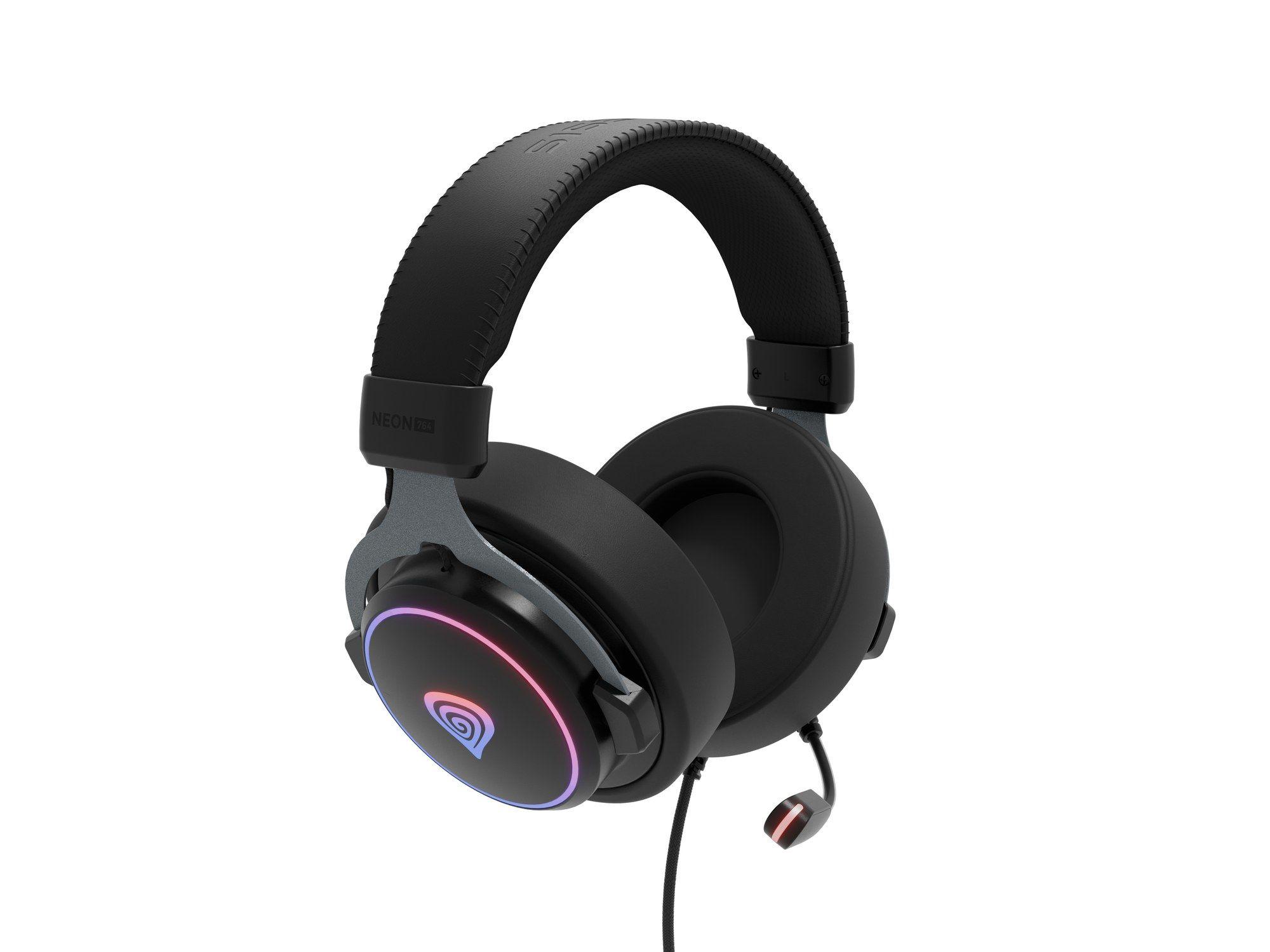 Headset Gaming GENESIS Neon 764 (Binaural - Com fios - Circum-aural - Preto), miniatura 3
