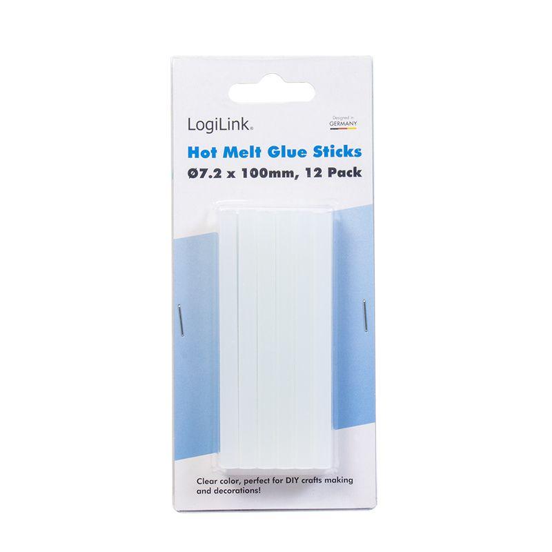 Bastões de Cola Termofusível LOGILINK WZ0053 (7,2 mm x 100 mm - 12 Unidades), miniatura 3