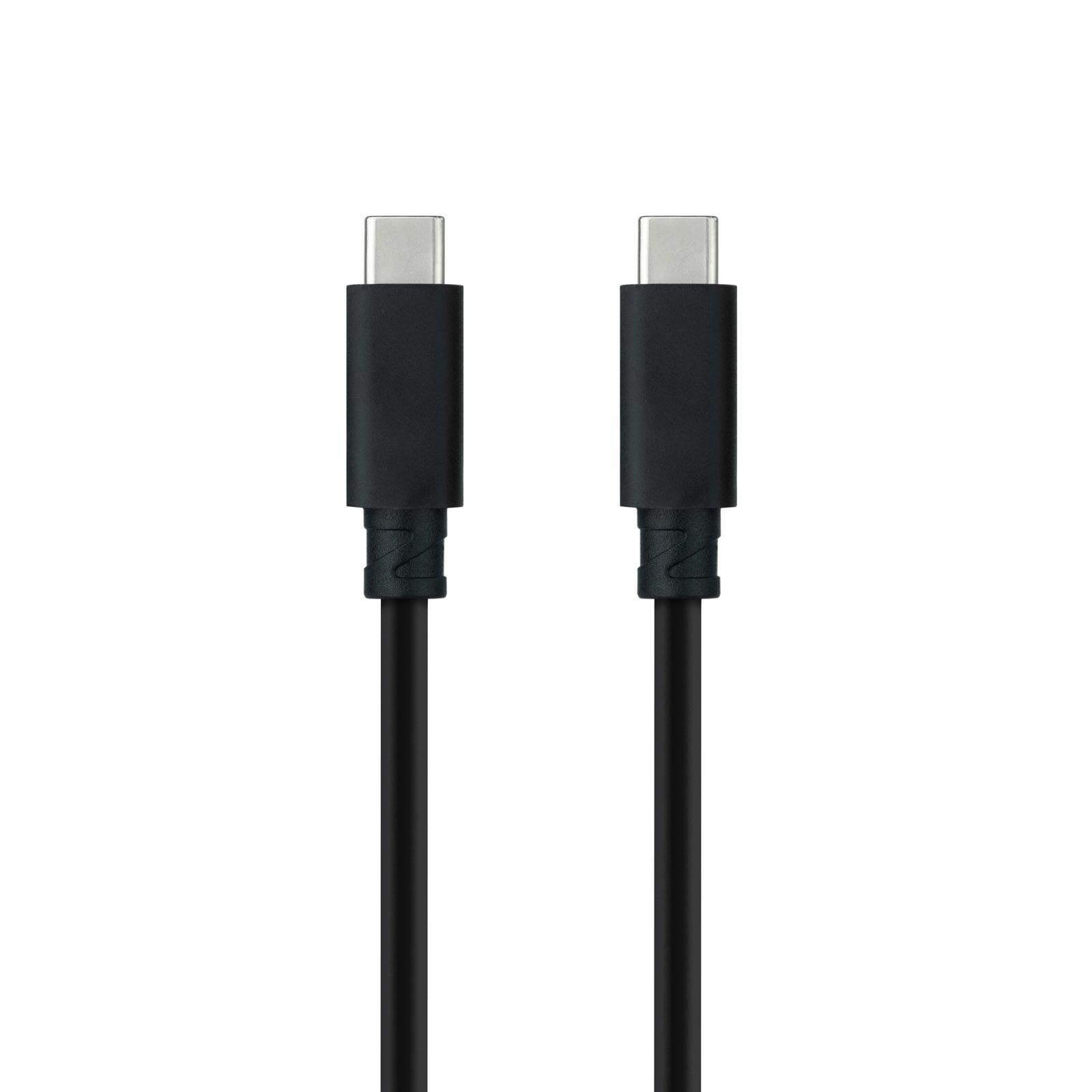 Cabo USB-C NANOCABLE 10.01.4103 (3 m - USB C - Preto) — miniatura 2