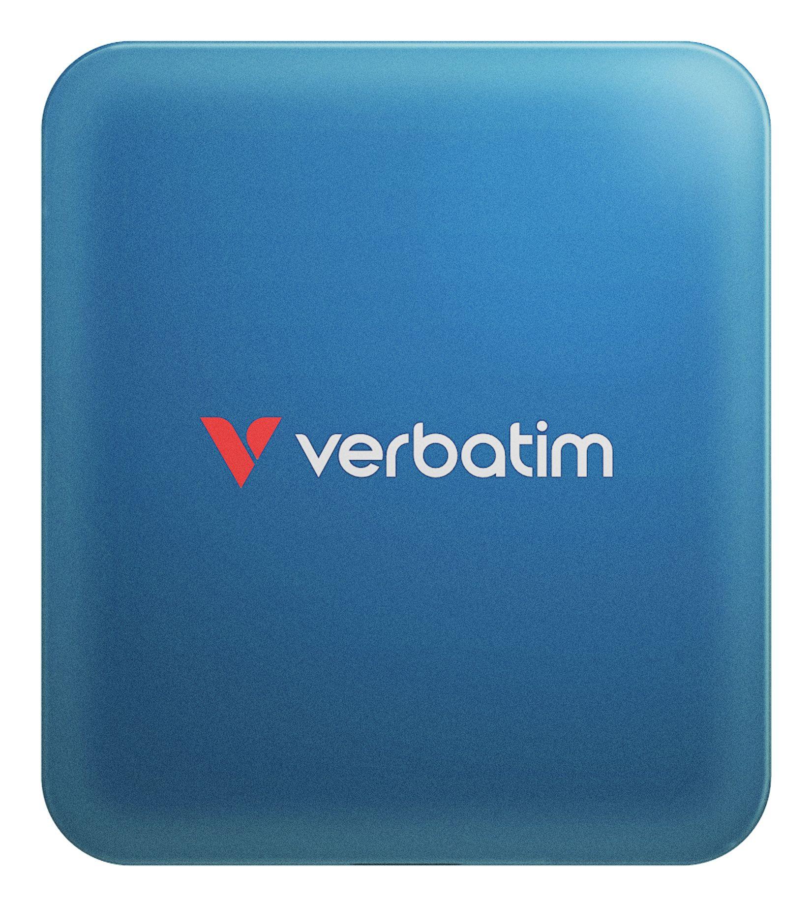 SSD VERBATIM Snapback 1TB (1 TB - M.2 - USB 3.2 Gen 2x2 - Azul Metálico) — miniatura 3