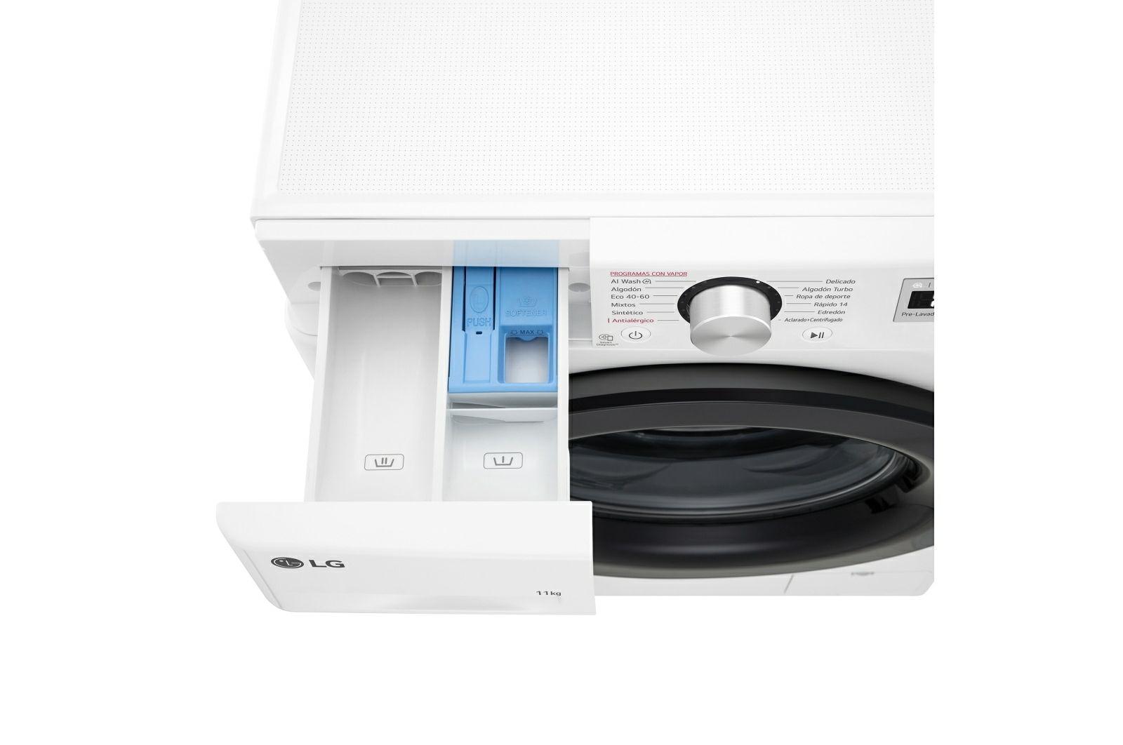 Máquina de Lavar Roupa Independente LG F4WR5011A6F (1350 RPM - A - 54 l - Branco), miniatura 4