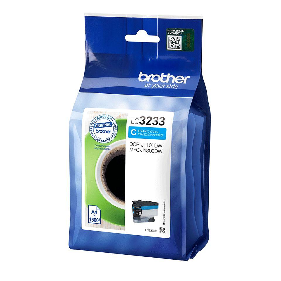 Tinteiro BROTHER LC3233C (1500 páginas - Ciano) — miniatura 2