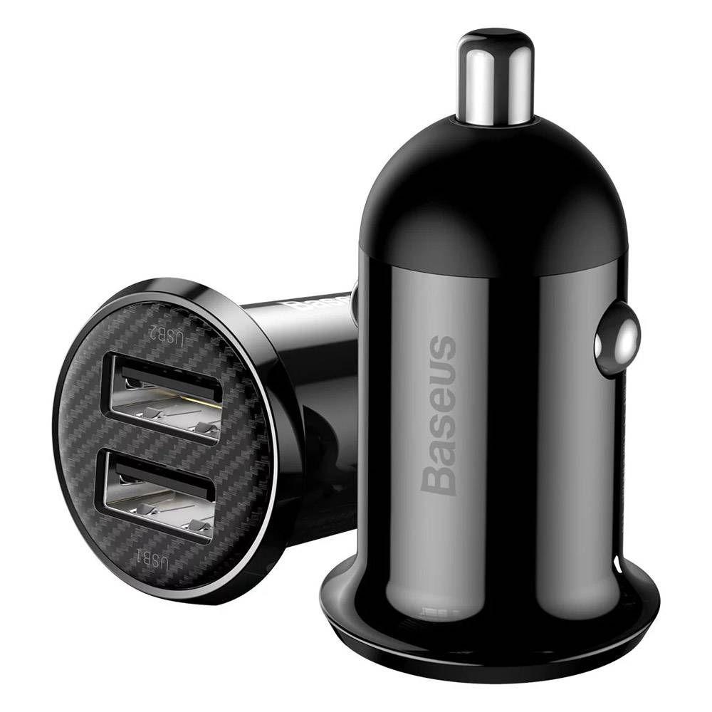 Carregador de Isqueiro BASEUS Grain Pro CCALLP-01 (24 W - Preto) — miniatura 2