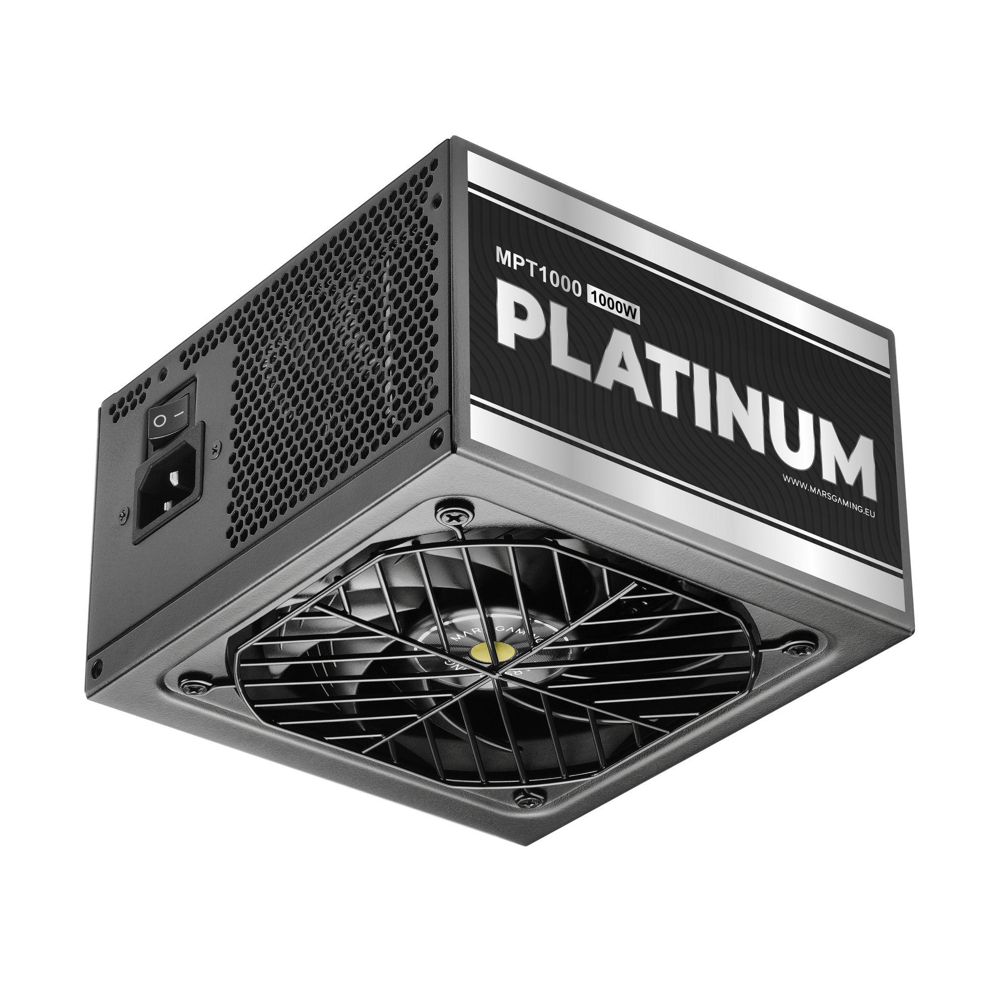 Fonte de Alimentação MARS GAMING MPT1000 (ATX - 1000 W - 80 Plus Platinum - Preto), miniatura 2