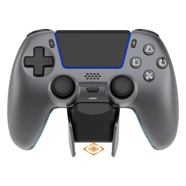 Comando com Estação de Carregamento DELTACO GAM-199-STEELGRAY (PlayStation - Sem fios - Cinzento aço)