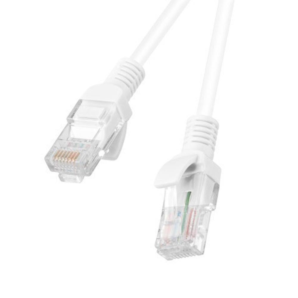 Cabo de Rede LANBERG PCU6-10CC-0300-W (3 m - Cat6 - RJ-45 - Branco)