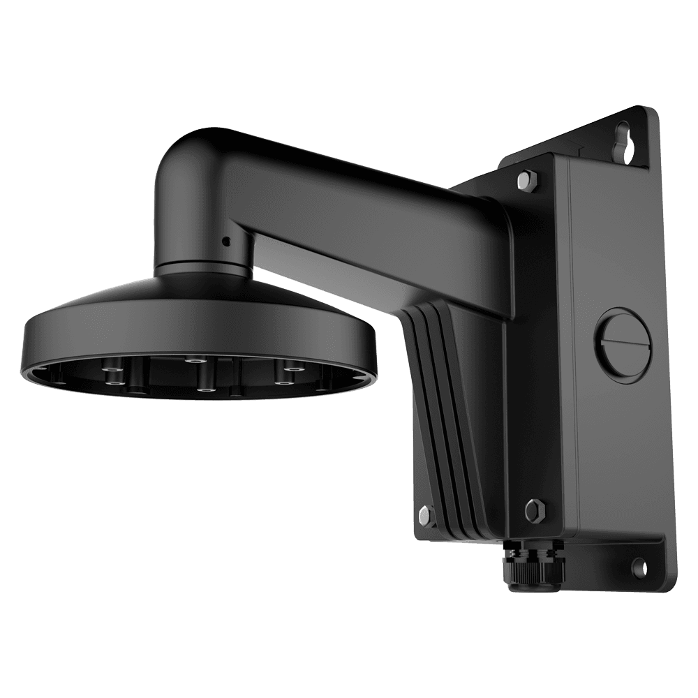 Suporte de Parede para Câmara HIKVISION DS-1473ZJ-155B (Caixa de Ligação - Exterior - Preto)