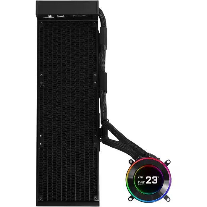 Sistema de Refrigeração Líquida AIO para CPU LIAN LI GA II Hydroshift II LCD-C 360N (LGA 1700, LGA 1851, AM4, AM5 - 2,4 cm - 40 cm - Preto), miniatura 2