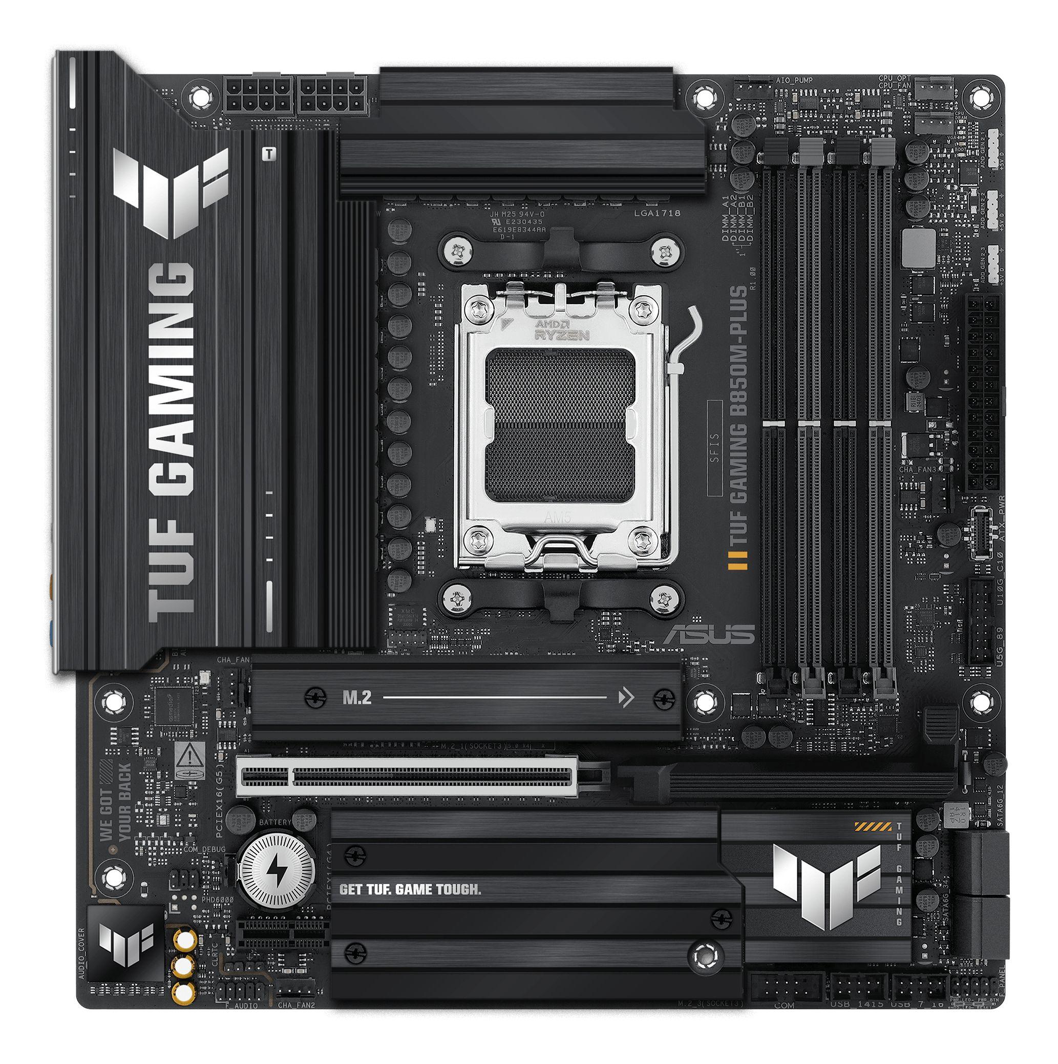 Motherboard ASUS TUF GAMING B850M-PLUS (AM5 - micro ATX - Duplo canal), miniatura 4