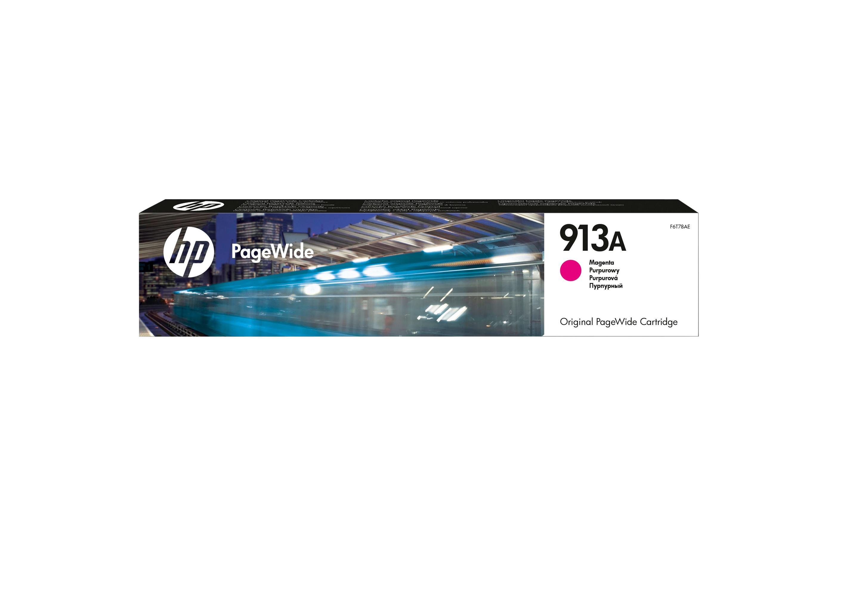 Tinteiro HP 913A F6T78AE (3000 páginas - Magenta)