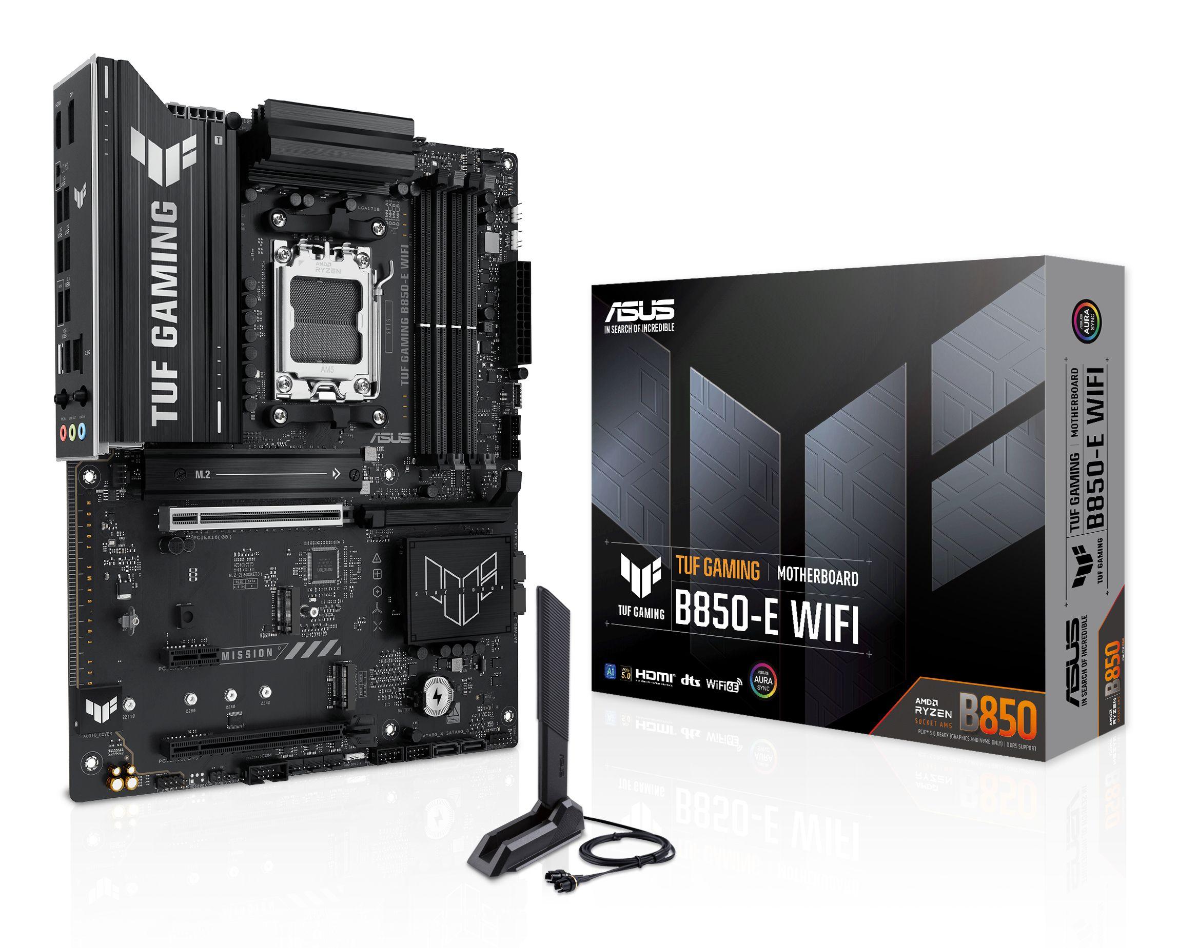 Motherboard ASUS TUF GAMING B850-E WIFI (AM5 - ATX - Duplo canal - Multicor)