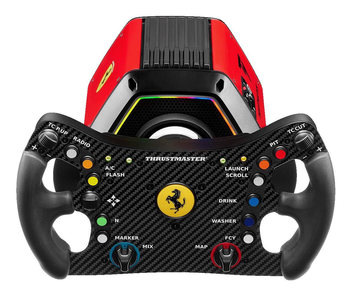 Volante e Pedais THRUSTMASTER T818 Ferrari 488 GT3 DD FF (PC - Com fios - Preto e Vermelho)