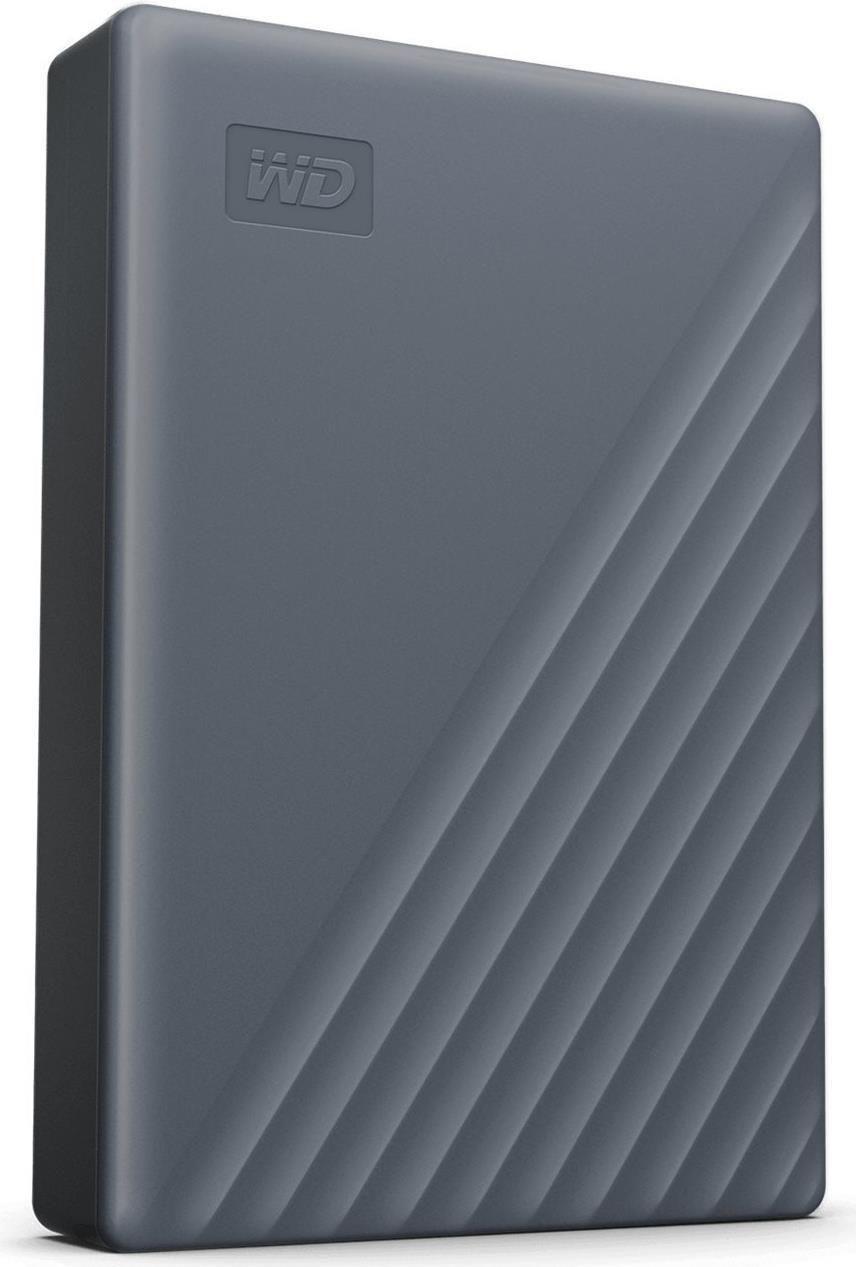 Disco Rígido Externo WESTERN DIGITAL My Passport WDBRMD0040BGY-WESN (4 TB - 2,5" - USB 3.2 Gen 1 - Cinzento)