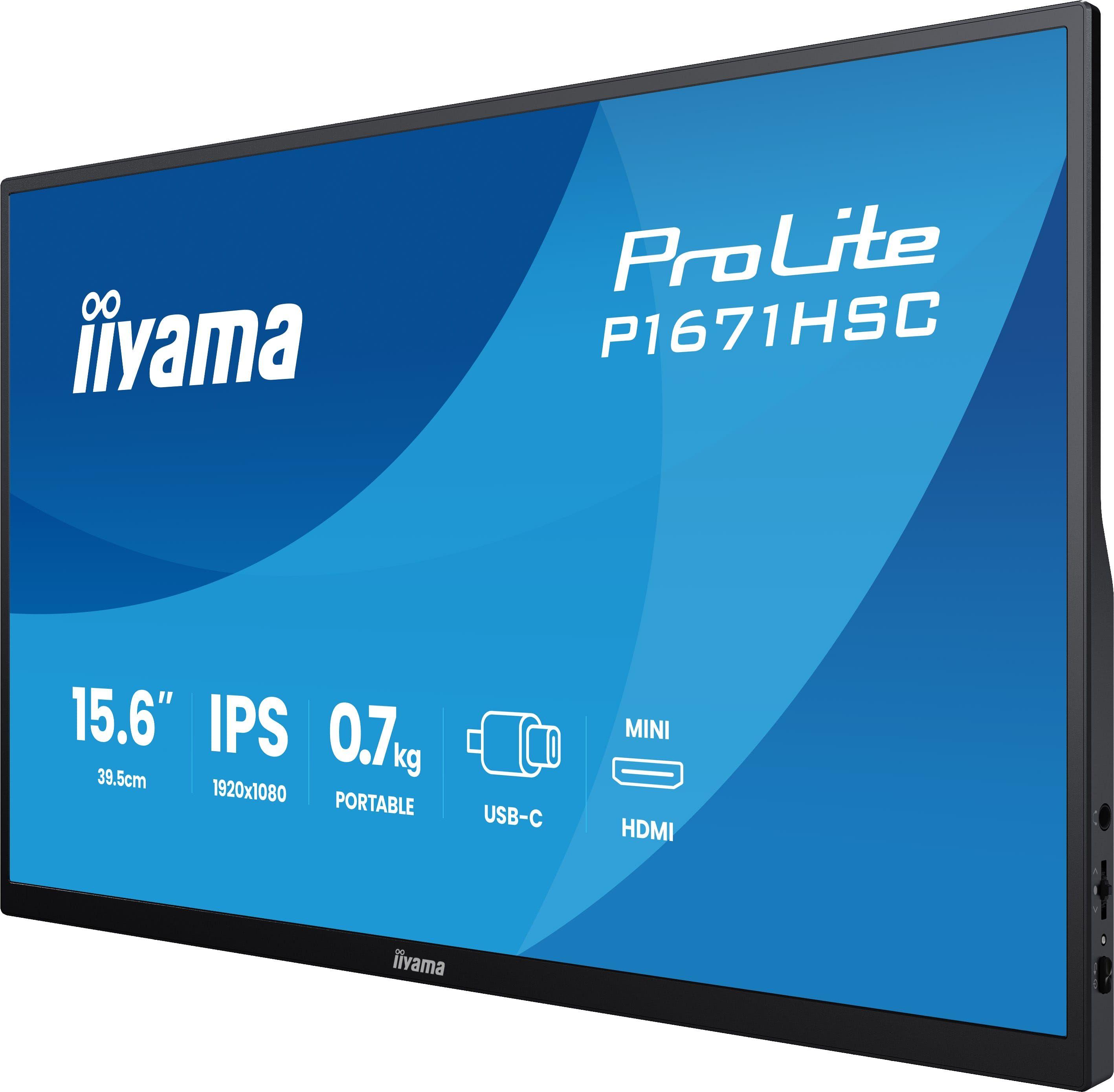 Monitor IIYAMA ProLite P1671HSC-B1 (15,6" Full HD IPS - Preto) — miniatura 5
