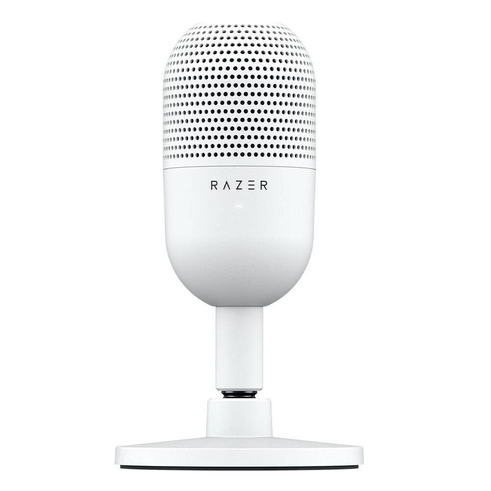 Microfone Condensador RAZER Seiren V3 Mini (Microfone condensador de mesa - Com fios - USB - Branco) — miniatura 2
