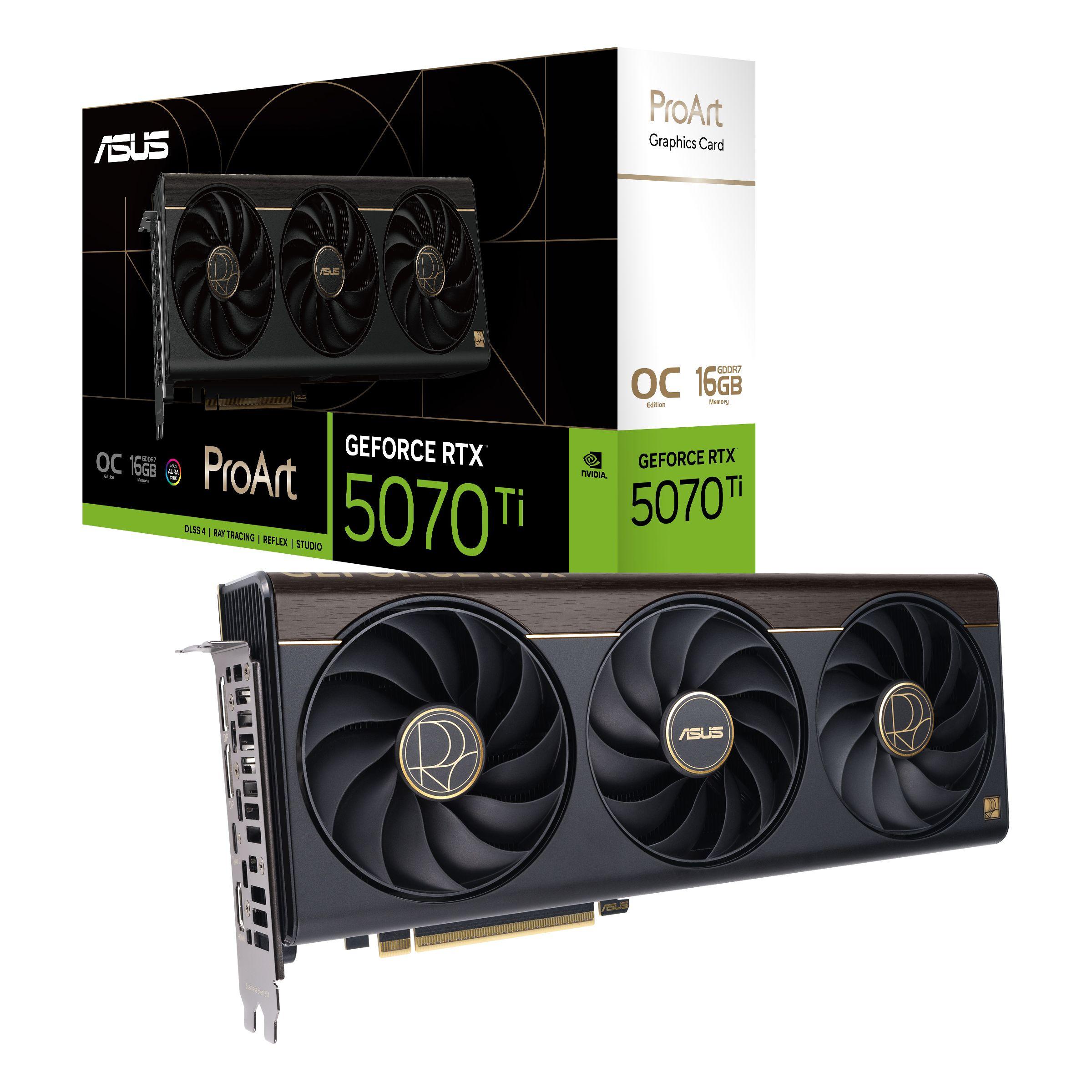 Placa Gráfica ASUS ProArt RTX5070TI-O16G (GeForce RTX 5070 Ti - 28 Gbit/s - 16 GB - Multicor) — miniatura 15