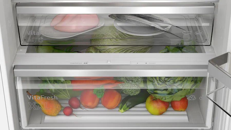 Frigorífico Combinado Encastre BOSCH KBN96VSE0 (383 l - No Frost - 193,5x69,1x54,8 cm - Branco), miniatura 4