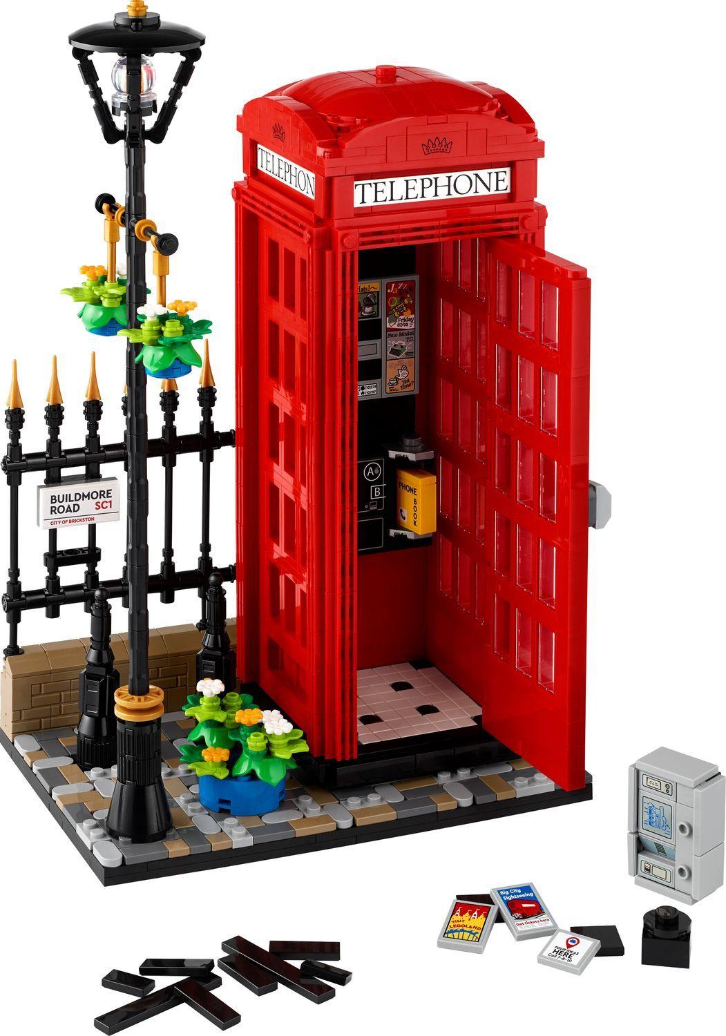 LEGO 21347 Ideas Cabine Telefónica Vermelha de Londres (18+ anos - 1460 peças)