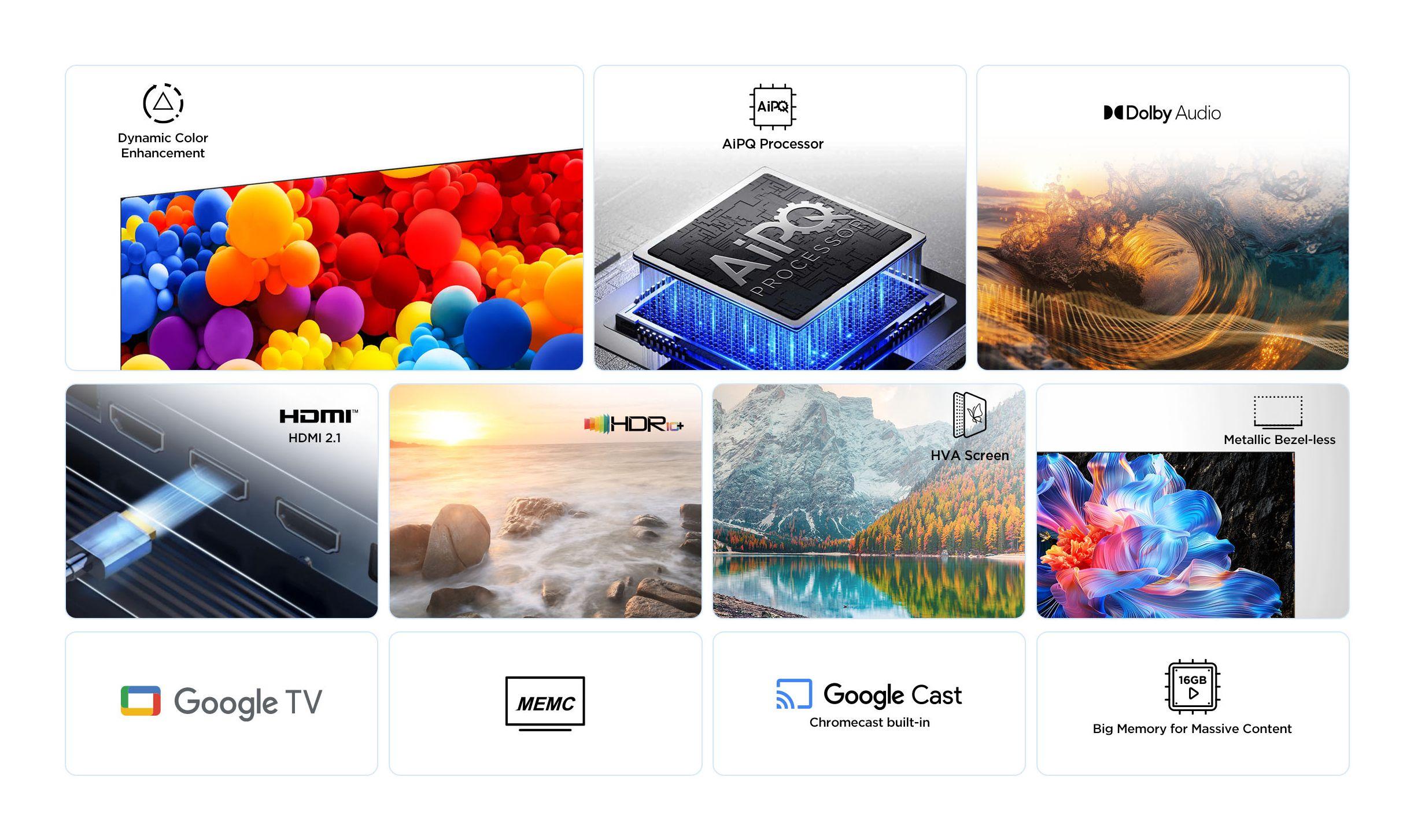 Televisão TCL TV 65P6K (LED - 4K Ultra HD - 3840 x 2160 pixels - Preto), miniatura 6