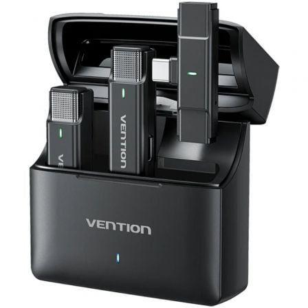 Microfone de Lapela VENTION NCAB0 (USB Type-A para USB Type-C - 300 m - 1 unidade - Preto)