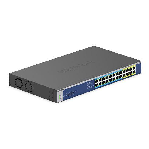 Switch NETGEAR GS524UP-100EUS (Gigabit Ethernet - 0,192 MB - 48 Gbit/s - Cinzento) — miniatura 2