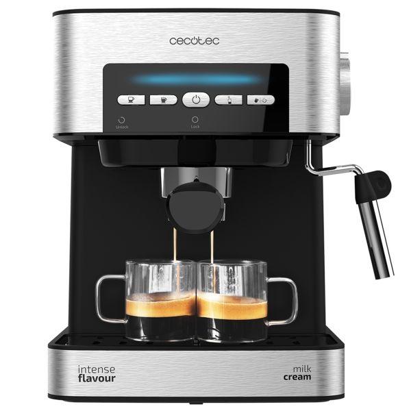 Máquina de Café Expresso CECOTEC Power Espresso 20 Matic (Máquina de café expresso - 850 W - 20 bar - Preto e Inox)