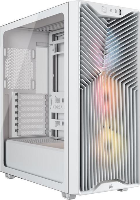 Caixa PC CORSAIR 3200D RS ARGB Performance (ATX, Mini-ATX, micro ATX - Midi Tower - Aço, vidro temperado - Branco)