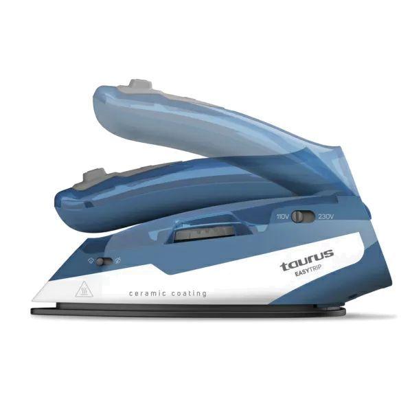 Ferro de Engomar TAURUS Easytrip (1000 W - 0,08 l - Base de cerâmica - Azul e Branco) — miniatura 2