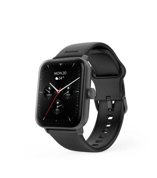 Smartwatch HAMA 6010 (Quadrado - TFT LCD - 1,65" - Preto)