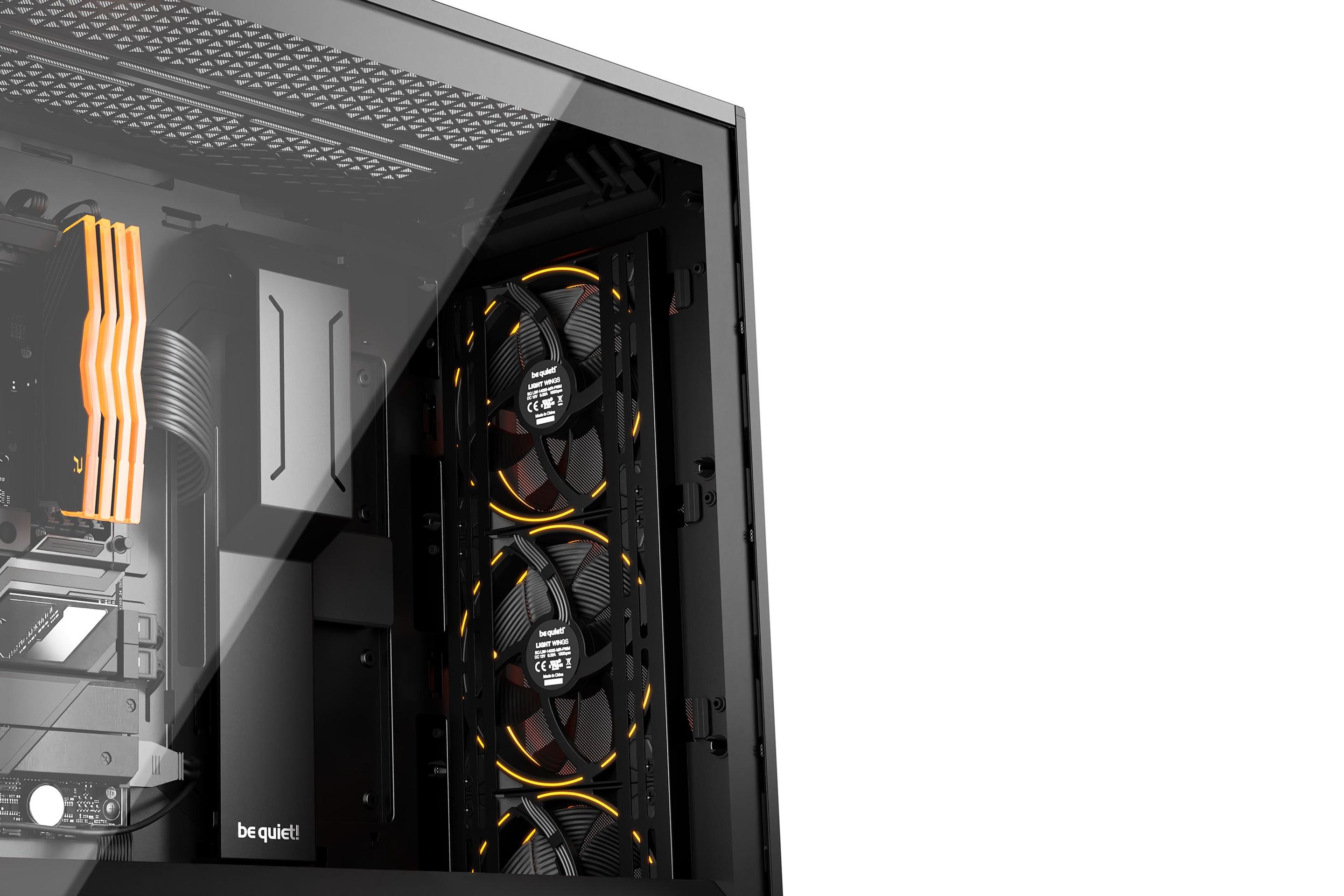 Caixa PC BE QUIET! Shadow Base 800 FX (Midi Tower - EATX, Mini-ITX, ATX, micro-ATX - 18 cm - Preto) — miniatura 10