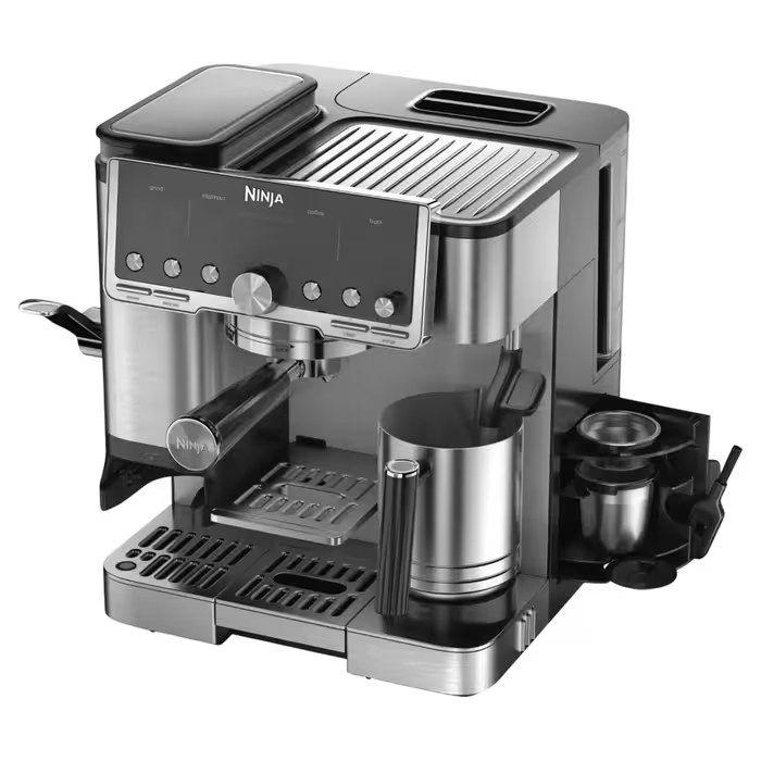 Máquina de Café Expresso NINJA ES701EU (Máquina de café expresso - 1650 W - Altura 37,7 cm - Preto e Aço Inoxidável), miniatura 3