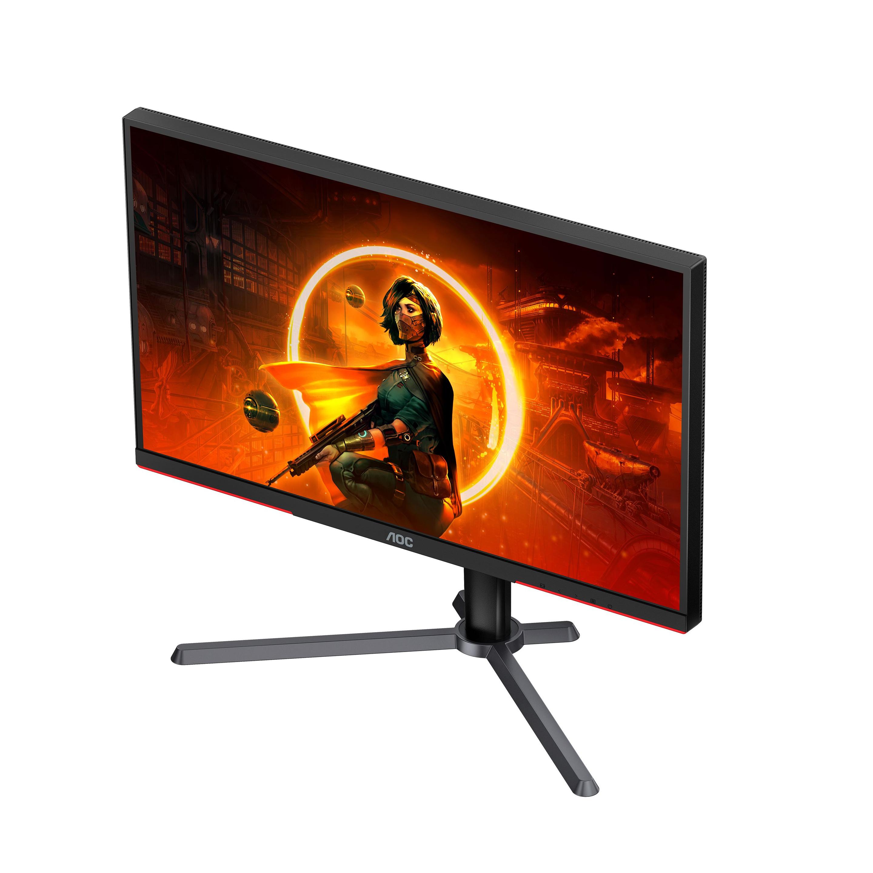 Monitor AOC Q27G3XMN/BK (27" - Fast VA - 180 Hz - Preto/Vermelho) — miniatura 5