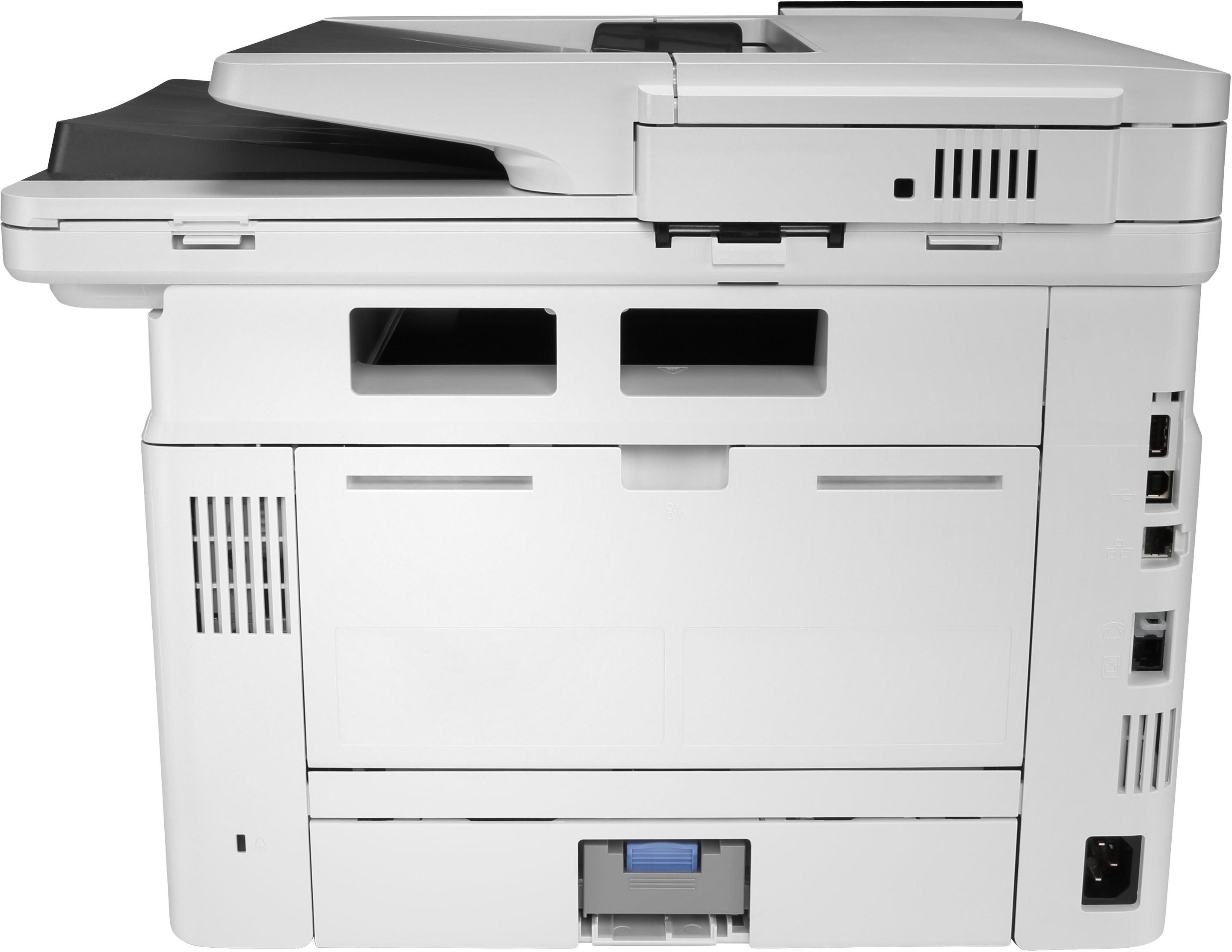 Impressora Multifunções Laser Monocromática HP LaserJet Enterprise M430f (A4 - Impressão a preto e branco - 350 folhas - Branco) — miniatura 4