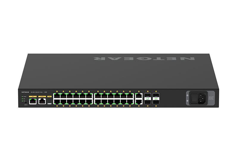 Switch Gerido NETGEAR M4250 GSM4230PX-100EUS (Gigabit Ethernet - 16 MB - 132 Gbit/s - Preto) — miniatura 4
