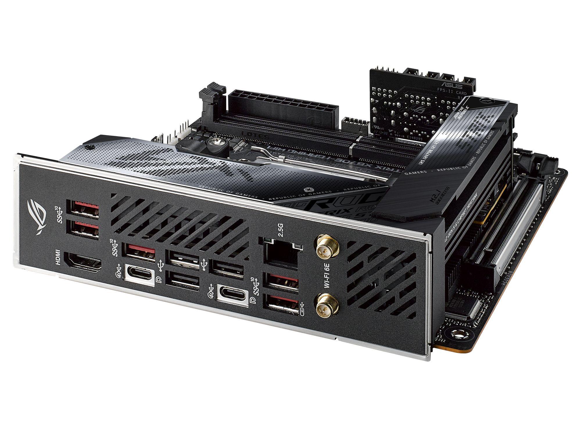 Motherboard ASUS ROG STRIX X670E-I GAMING WIFI (AM5 - mini-ITX - Duplo canal - Preto) — miniatura 7