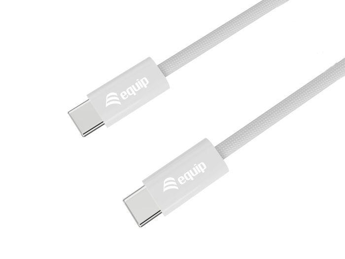 Cabo USB-C EQUIP 128841 (0,5 m - USB-C - Branco)