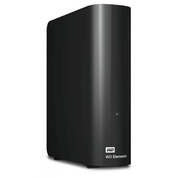 Disco Rígido Externo WESTERN DIGITAL WD Elements Desktop WDBWLG0160HBK-EESN (16 TB - 3,5 polegadas - USB 3.0/2.0 - Preto) — miniatura 3