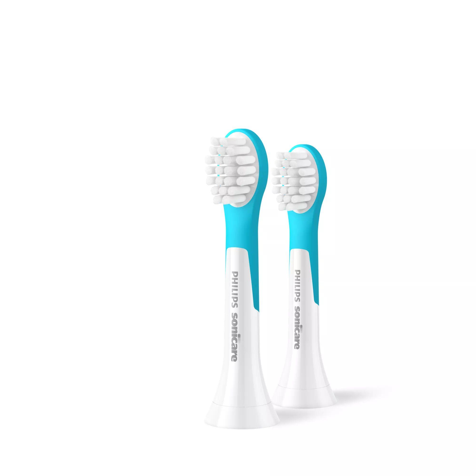 Cabeças de Substituição para Escova de Dentes PHILIPS Sonicare For Kids Mini 3+ HX6032/90 (Azul e Branco)